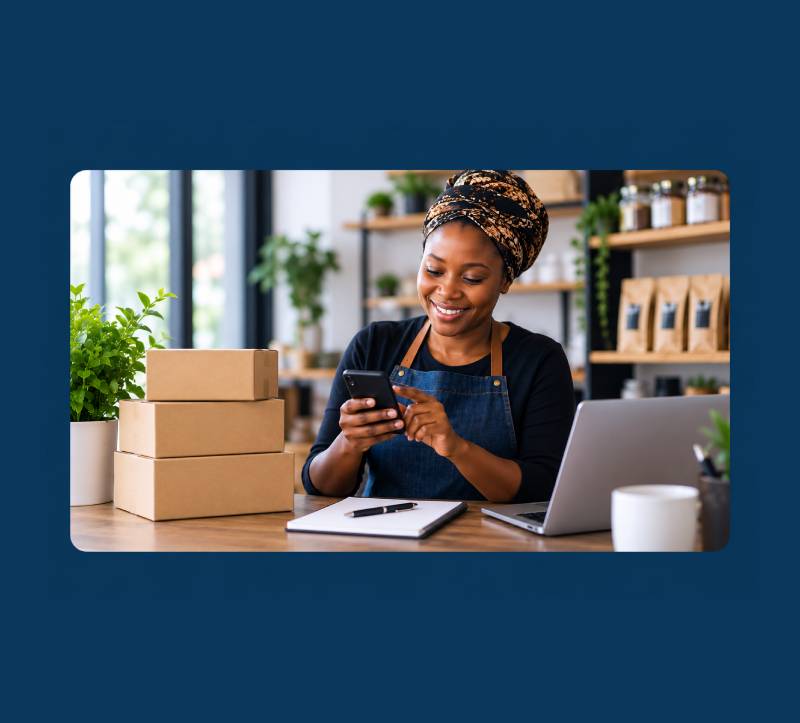 Easy Bizz supporting a small business owner with access to business financing.